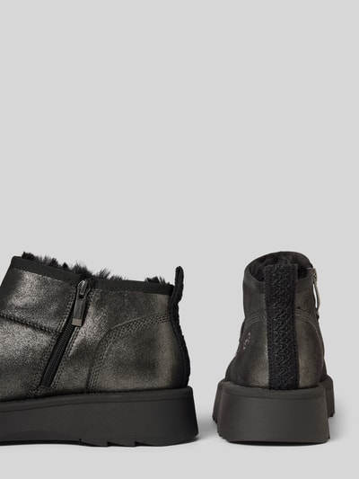 Peek & Cloppenburg TamarisLederboots Mit Reißverschluss In Black