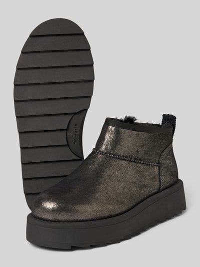 Peek & Cloppenburg TamarisLederboots Mit Reißverschluss In Black