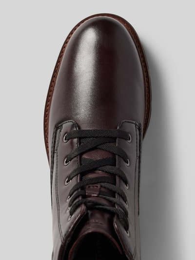 Peek & Cloppenburg TamarisLederboots Mit Zugschlaufe In Dunkelrot