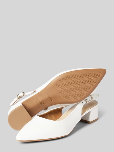 Peek & Cloppenburg TamarisLederpumps Mit Schmalen Riemen In Weiss