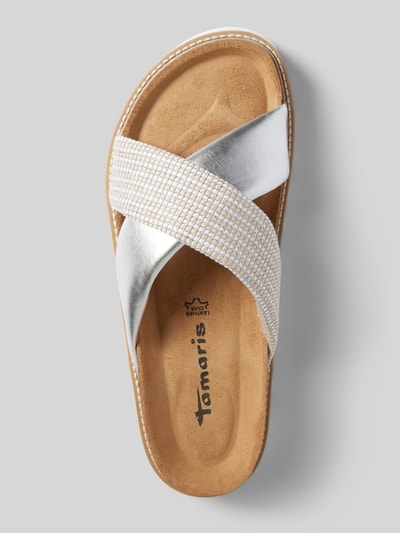 Peek & Cloppenburg TamarisLederslides In Metallic In Silber