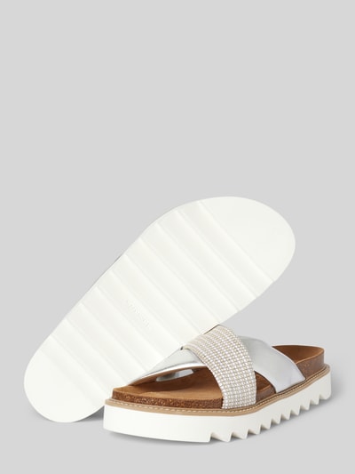 Peek & Cloppenburg TamarisLederslides In Metallic In Silber