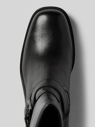 Peek & Cloppenburg TamarisLederstiefel Mit Dornschließen In Black