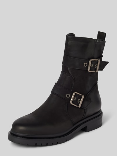 Peek & Cloppenburg TamarisLederstiefel mit Dornschließen in black