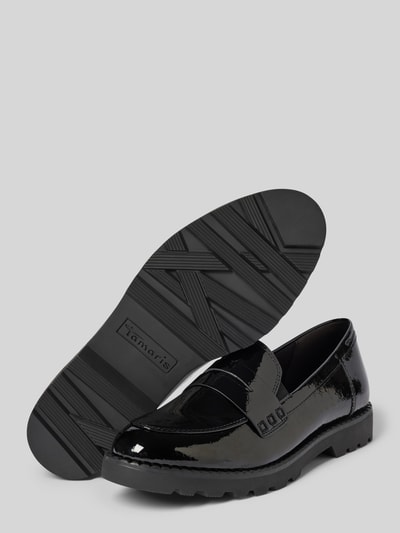 Peek & Cloppenburg TamarisLoafer Mit Elastischen Einsätzen In Black