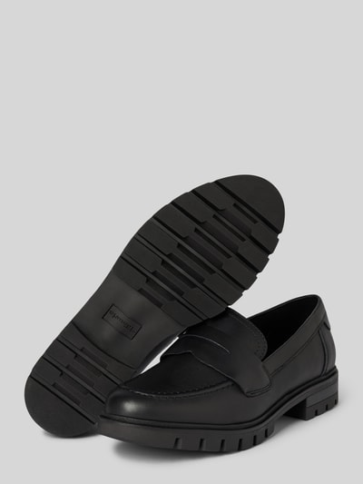 Peek & Cloppenburg TamarisLoafer Mit Strukturierter Sohle In Black