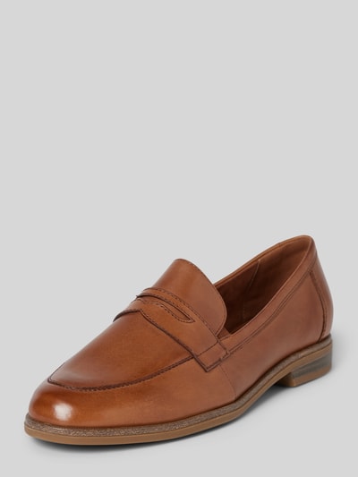Peek & Cloppenburg TamarisLoafer Mit Strukturierter Sohle In Cognac