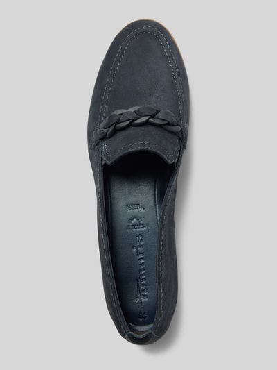 Peek & Cloppenburg TamarisLoafers Aus Leder In Unifarbenem Design In Marine