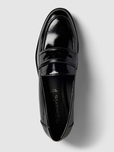 Peek & Cloppenburg TamarisPenny-Loafer In Lack-Optik In Black