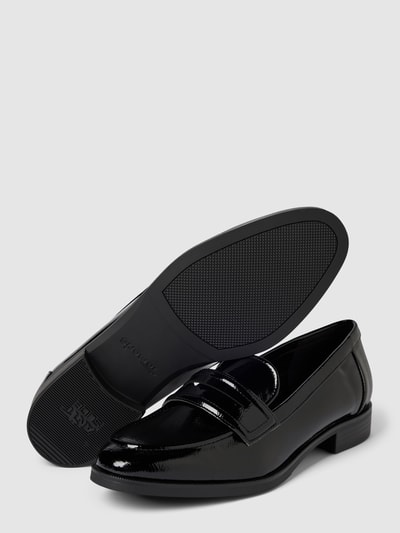 Peek & Cloppenburg TamarisPenny-Loafer In Lack-Optik In Black