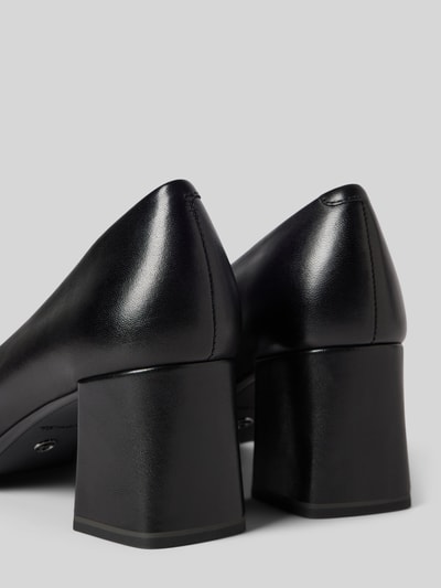 Peek & Cloppenburg TamarisPumps Aus Leder Mit Blockabsatz In Black
