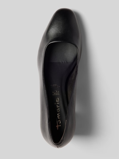 Peek & Cloppenburg TamarisPumps Aus Leder Mit Blockabsatz In Black