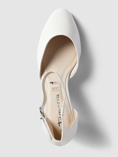 Peek & Cloppenburg TamarisPumps Aus Leder Mit Blockabsatz In Weiss