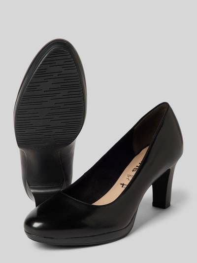 Peek & Cloppenburg TamarisPumps Aus Leder Mit Plateausohle In Black
