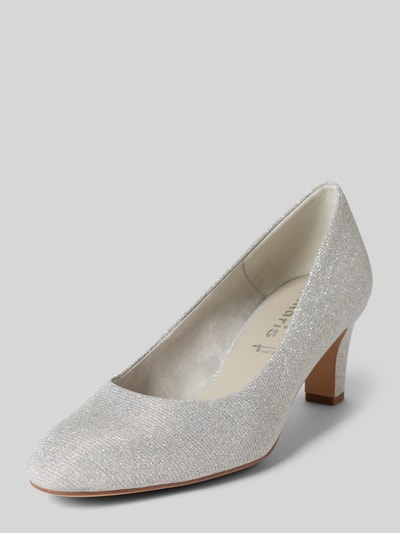 Peek & Cloppenburg TamarisPumps mit Effektgarn in silber