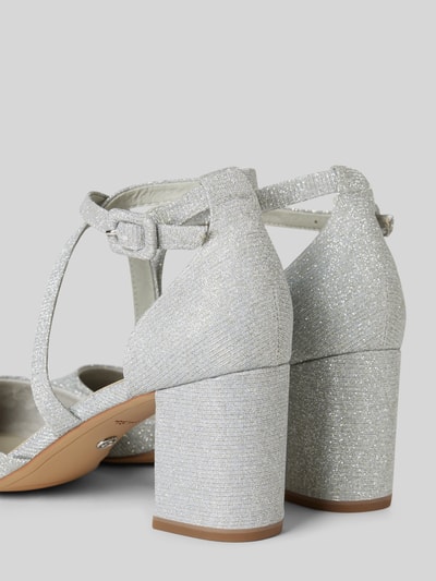 Peek & Cloppenburg TamarisPumps Mit Riemen Und Dornschließe In Silber