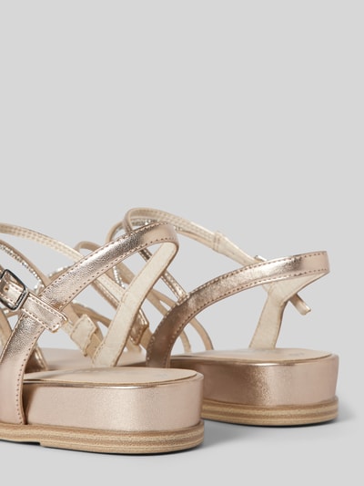 Peek & Cloppenburg TamarisSandalen Mit Dornschließe In Gold