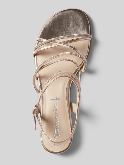 Peek & Cloppenburg TamarisSandalen Mit Dornschließe In Gold