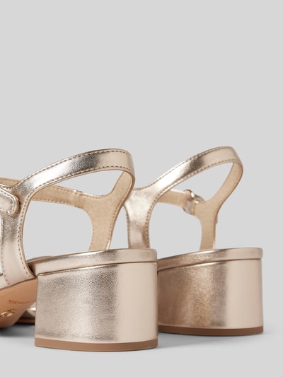 Peek & Cloppenburg TamarisSandalette Mit Blockabsatz In Gold