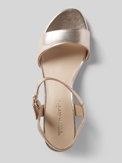 Peek & Cloppenburg TamarisSandalette Mit Blockabsatz In Gold