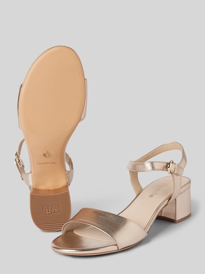 Peek & Cloppenburg TamarisSandalette Mit Blockabsatz In Gold