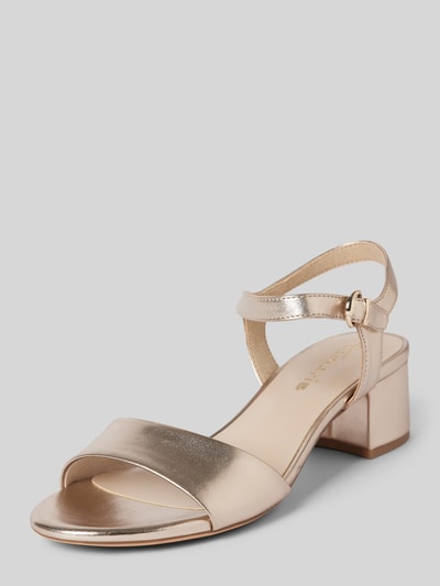Peek & Cloppenburg TamarisSandalette mit Blockabsatz in gold