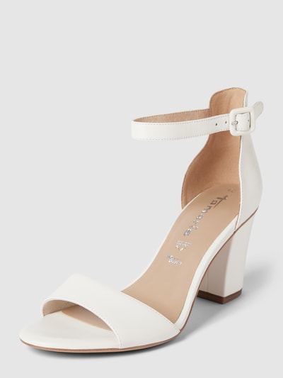 Peek & Cloppenburg TamarisSandalette mit Blockabsatz in weiss