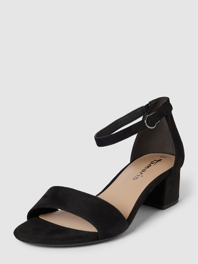 Peek & Cloppenburg TamarisSandalette mit breiter Schaftbrücke in black