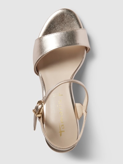 Peek & Cloppenburg TamarisSandalette Mit Breiter Schaftbrücke In Gold