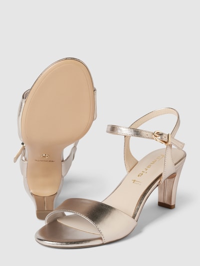 Peek & Cloppenburg TamarisSandalette Mit Breiter Schaftbrücke In Gold