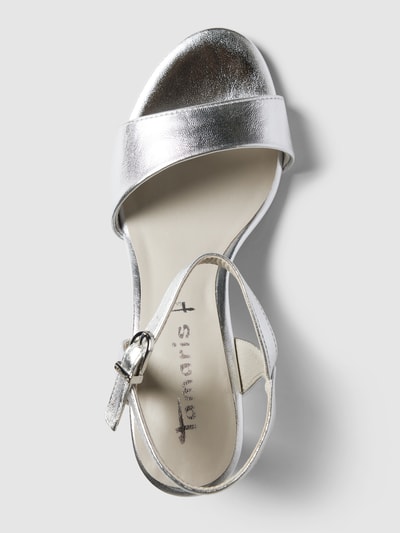Peek & Cloppenburg TamarisSandalette Mit Breiter Schaftbrücke In Silber