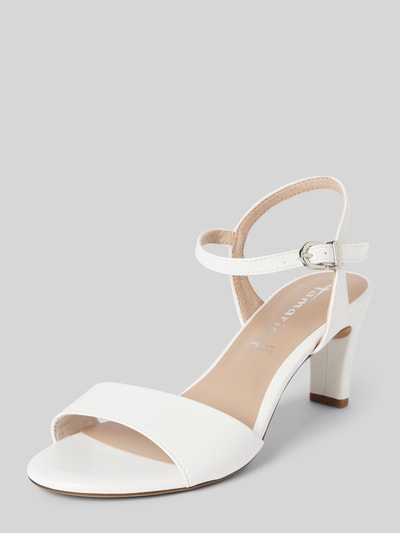 Peek & Cloppenburg TamarisSandalette mit breiter Schaftbrücke in weiss