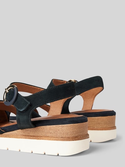 Peek & Cloppenburg TamarisSandalette Mit Dornschließe In Marine