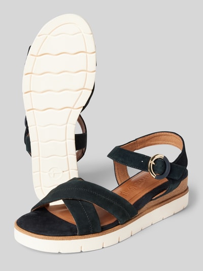 Peek & Cloppenburg TamarisSandalette Mit Dornschließe In Marine