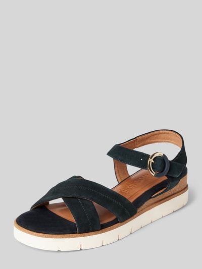 Peek & Cloppenburg TamarisSandalette mit Dornschließe in marine