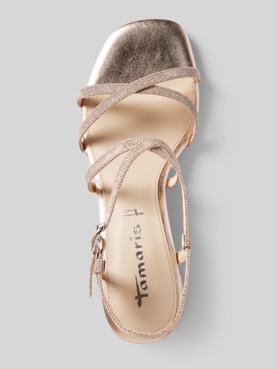 Peek & Cloppenburg TamarisSandalette Mit Dornschließe In Rose Gold