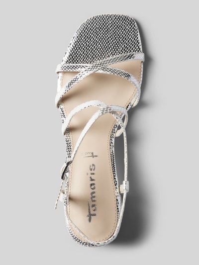 Peek & Cloppenburg TamarisSandalette Mit Dornschließe In Silber