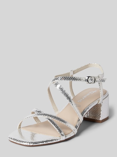 Peek & Cloppenburg TamarisSandalette mit Dornschließe in silber