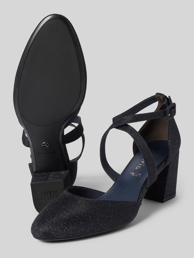 Peek & Cloppenburg TamarisSandalette Mit Gekreuzten Riemen In Marine