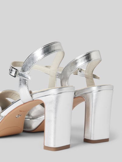 Peek & Cloppenburg TamarisSandalette Mit Plateausohle In Silber