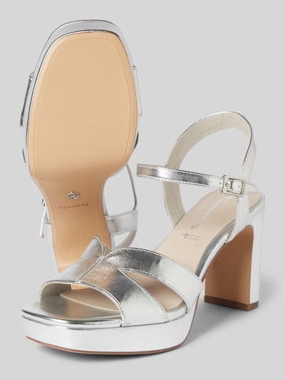 Peek & Cloppenburg TamarisSandalette Mit Plateausohle In Silber