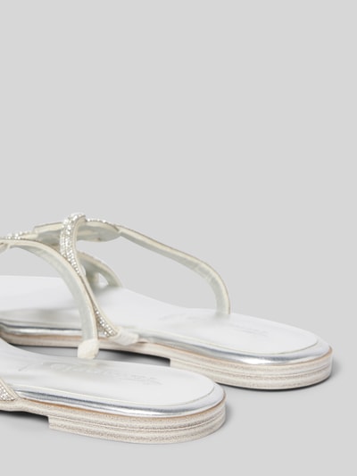 Peek & Cloppenburg TamarisSandalette Mit Strasssteinbesatz In Silber