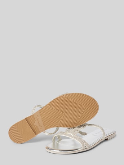 Peek & Cloppenburg TamarisSandalette Mit Strasssteinbesatz In Silber