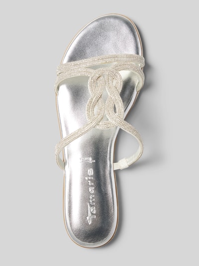 Peek & Cloppenburg TamarisSandalette Mit Strasssteinbesatz In Silber