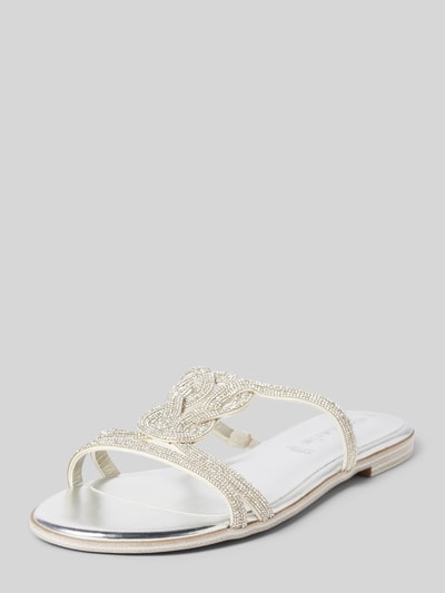 Peek & Cloppenburg TamarisSandalette mit Strasssteinbesatz in silber