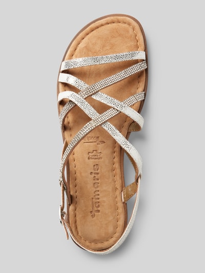 Peek & Cloppenburg TamarisSandalette Mit Strasssteinbesatz In Silber