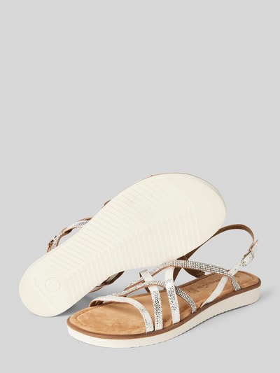 Peek & Cloppenburg TamarisSandalette Mit Strasssteinbesatz In Silber