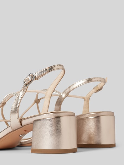 Peek & Cloppenburg TamarisSandalette Mit Ziersteinbesatz In Gold