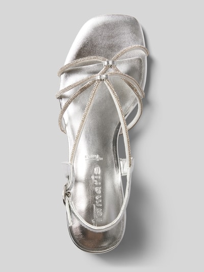Peek & Cloppenburg TamarisSandaletten Mit Dornschließe In Silber