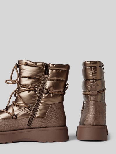 Peek & Cloppenburg TamarisSnow Boots In Metallic In Metallic Braun